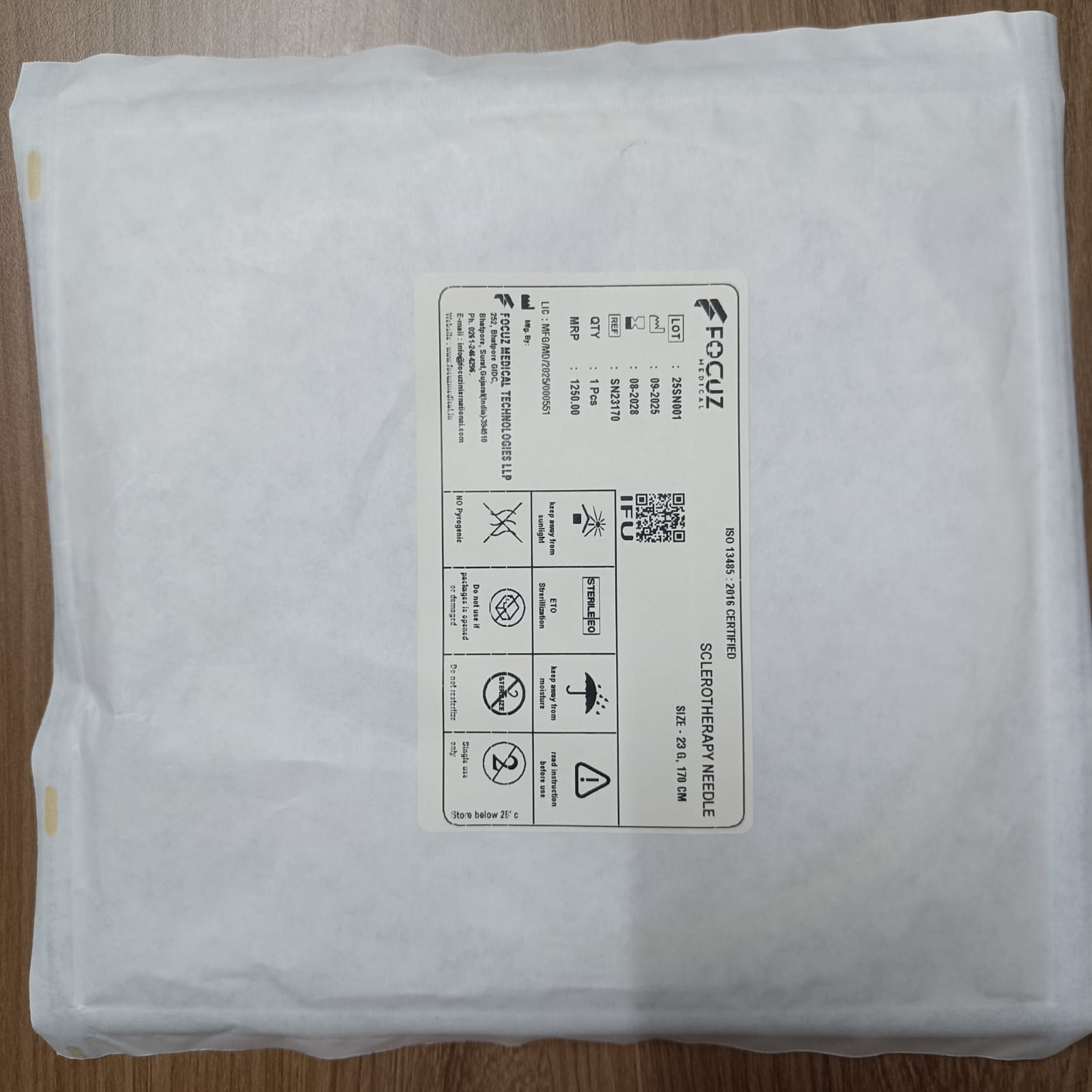 Sclerotherapy Needle - 21G/23G, 170Cm/230Cm