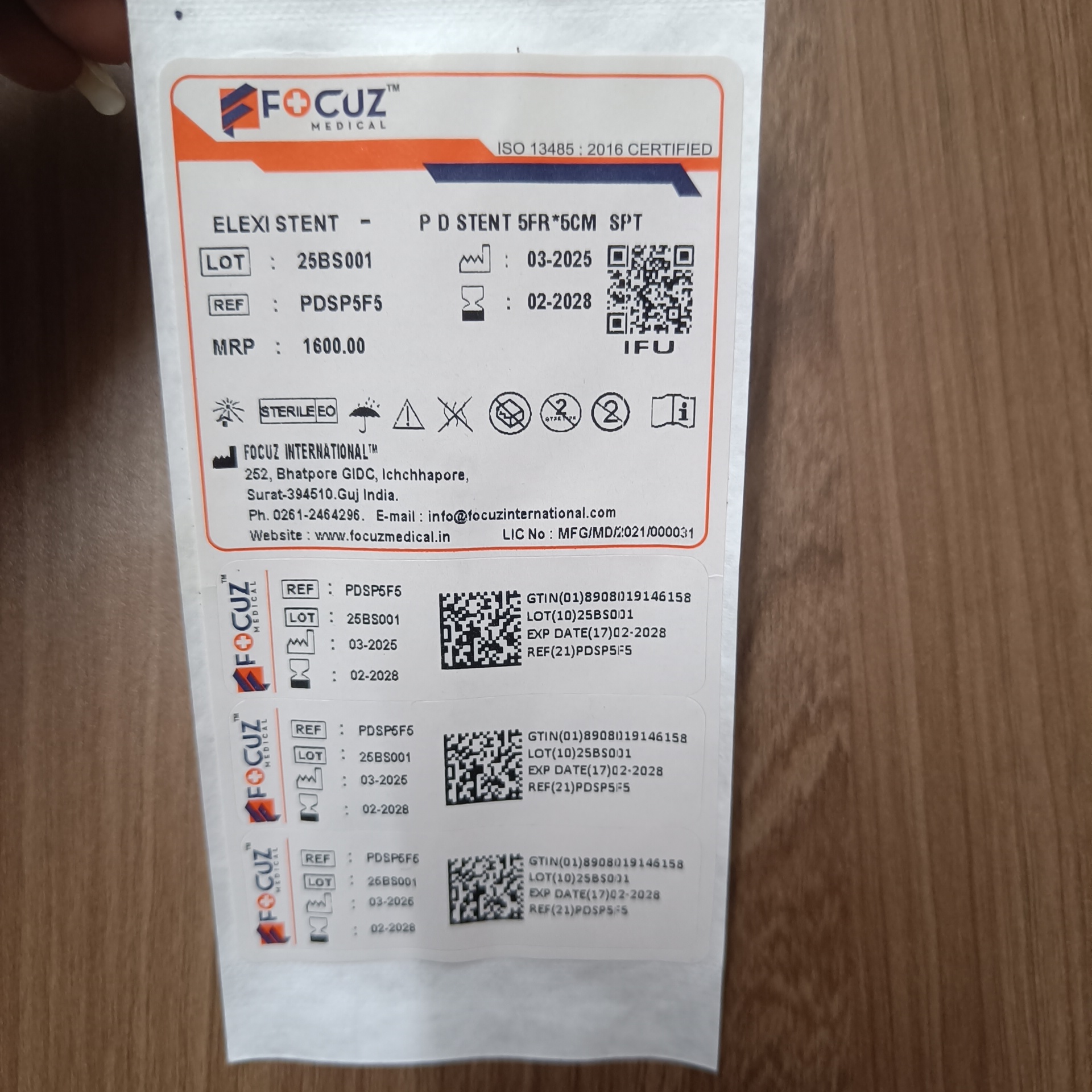 Biliary Stent - 5Fr/7Fr/8.5Fr/10Fr (5Cm To 15Cm) Straight Sp,Dpt, Amsterdam, Duodenal
